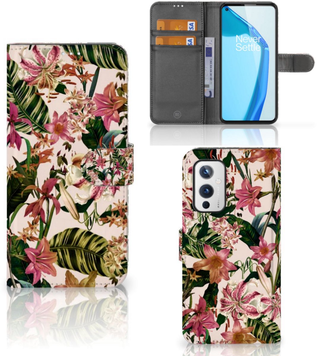 OnePlus 9 Hoesje Flowers