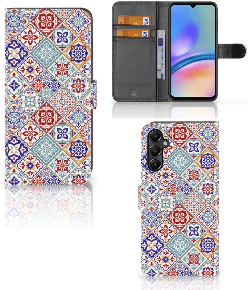 Samsung Galaxy A05s Bookcase Tiles Color