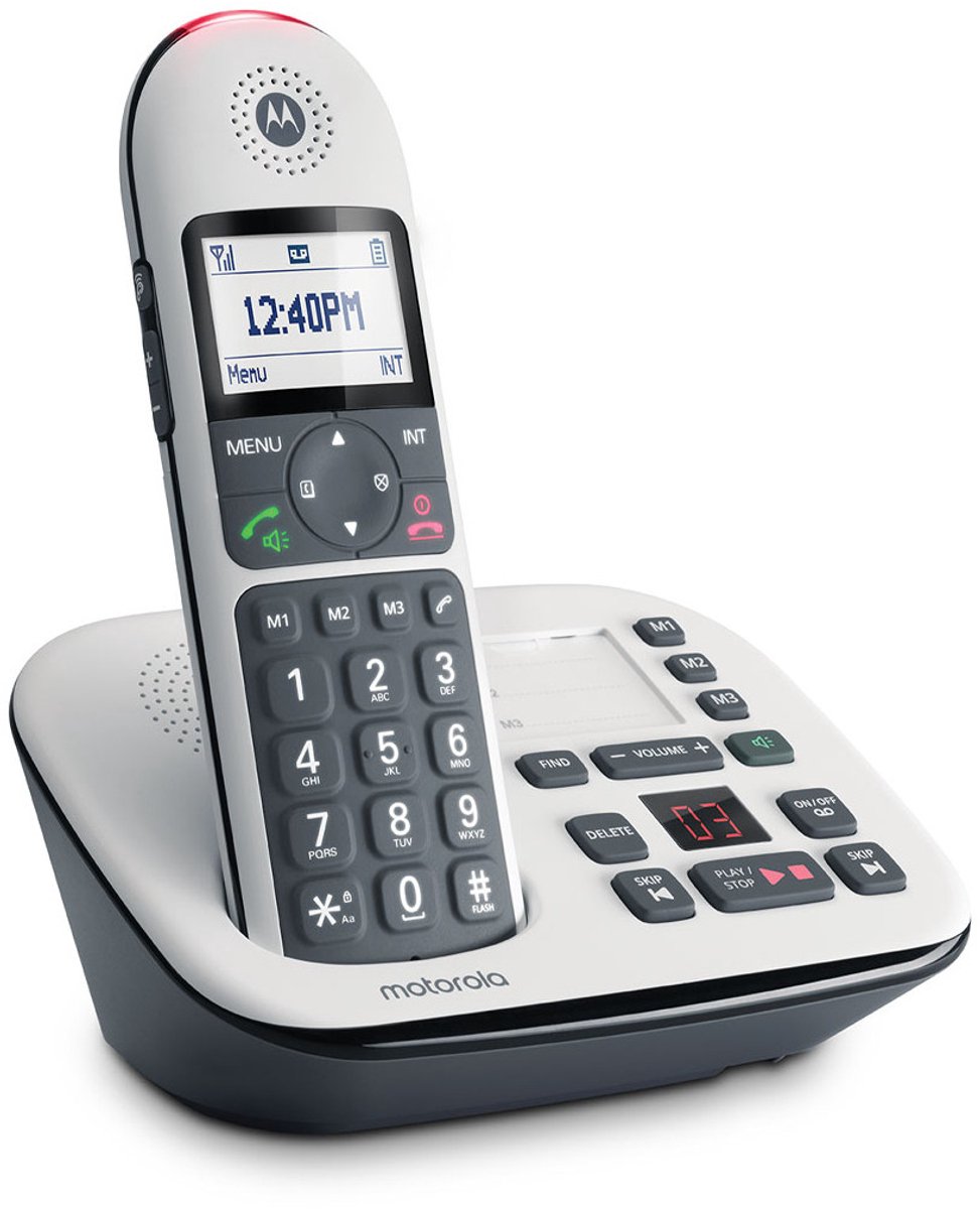 Motorola CD5011 Slimme telefoon Nummerherkenning Grijs, Zilver