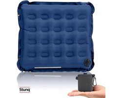 Opblaasbaar buitenkussen - Draagbaar zitcomfort voor wandelen en kamperen