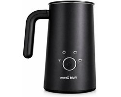 Melkopschuimer Elektrisch - Opschuimer Automatisch - Barista Koffie Maken - 4-in-1 Functionaliteit - 350ml - Zwart