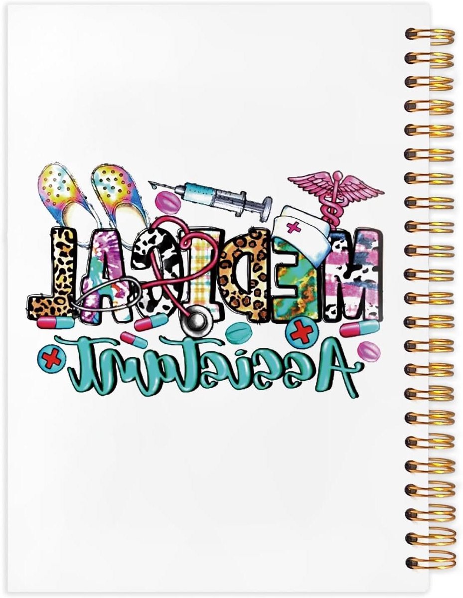 Medisch Assistent Notitieboek - Schrijfblok Agenda - Aantekeningen Maken - Stevige Hardcover - 5.5x8.3 Inch - Medisch Assistent