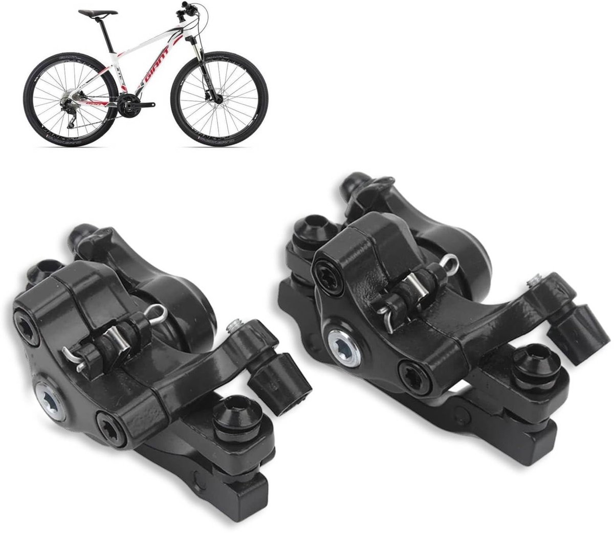 MTB Disc Brake Set - Hoogwaardige Remset voor Mountainbike en Racefiets - Zwart