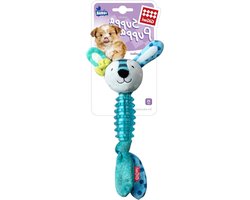 Gigwi Suppa Puppa Squeaker Konijn Voor Puppy's En Kleine Honden Blauw