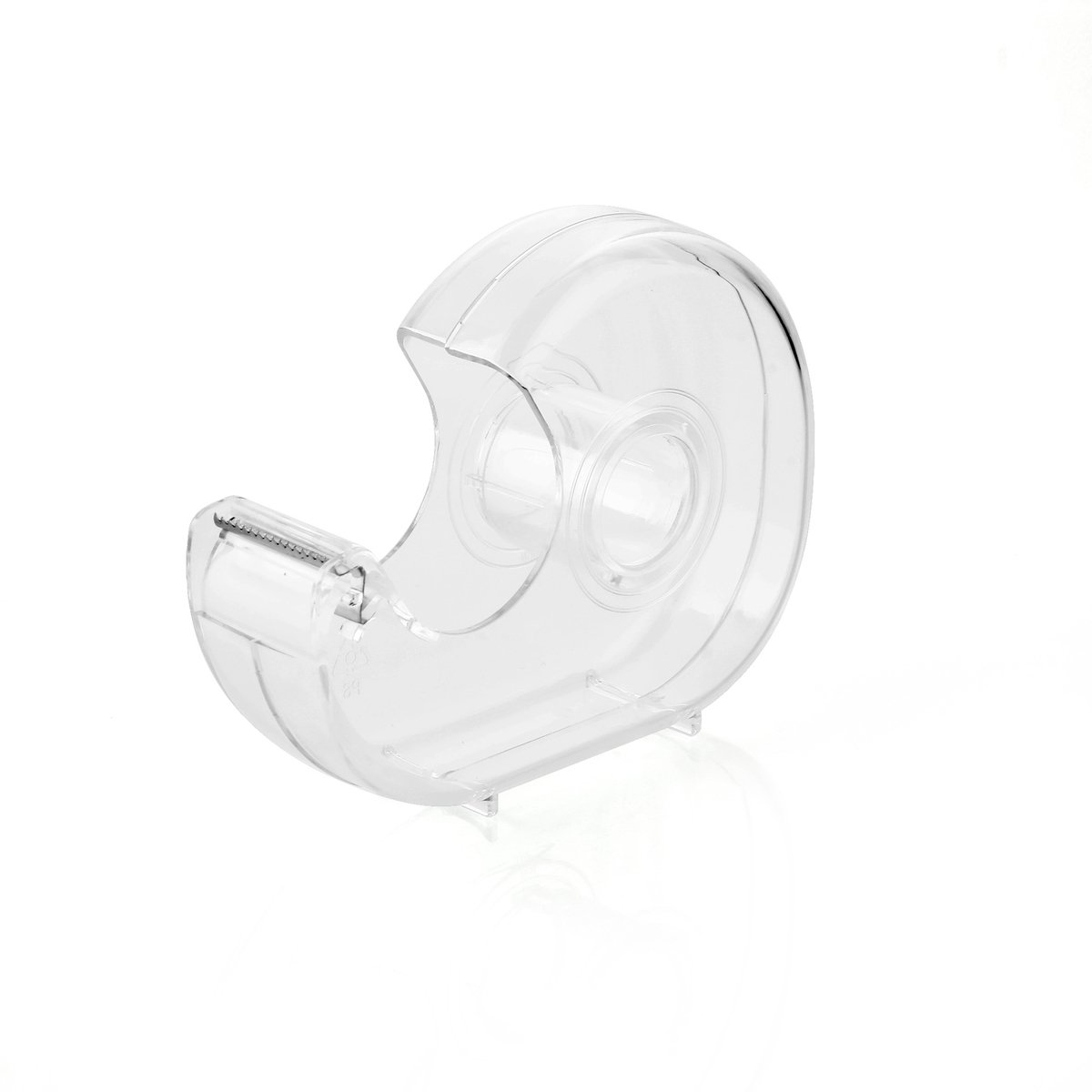 Tape Dispenser - Kantoorhouder - Snel Werk - Lichtgewicht Compact - 10x7x2 cm - Transparant