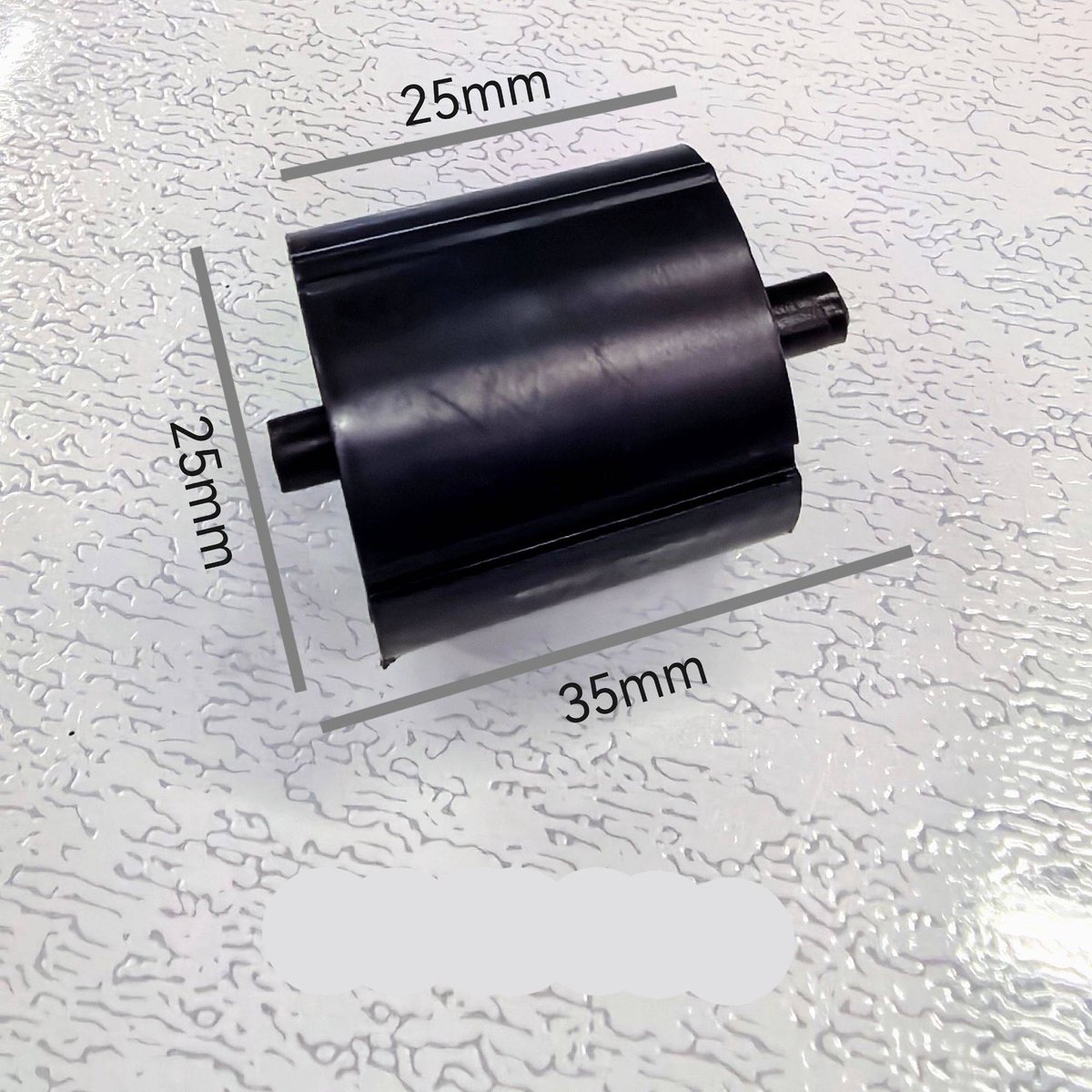 Set van 10 stuks, robuuste premium tapehouders voor op het bureau, met kernvervanging voor 25*25 mm.