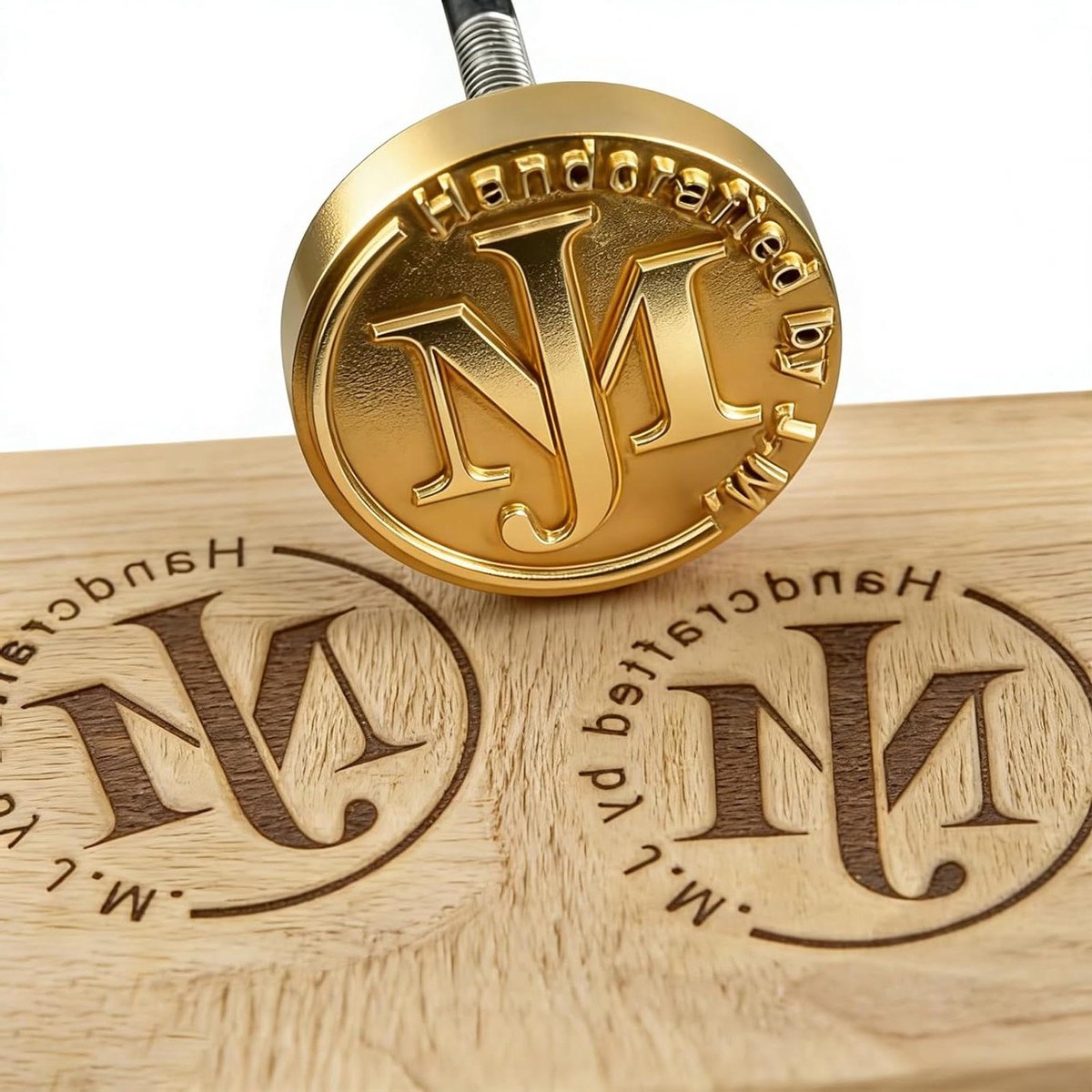 Branding Iron - Warmtestempel Hout - Personalisatie Stempelen - Aangepast Logo Ontwerp - 13 cm - Zwart
