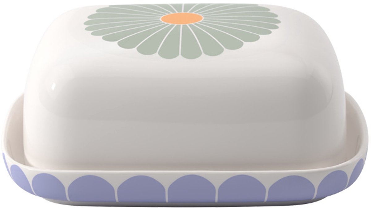 Butterdose Fleur Couleur 14,8 x 12,3 cm