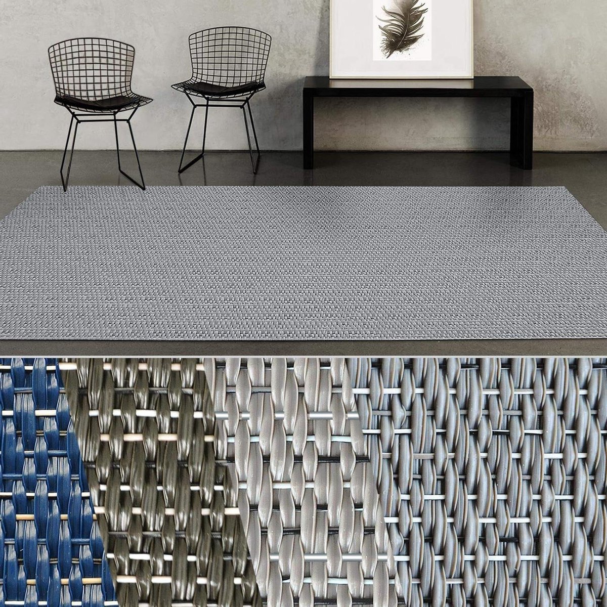 casa pura® Indoor en buitentapijt Geona, vloerbedekking voor hal, keuken, badkamer, terras