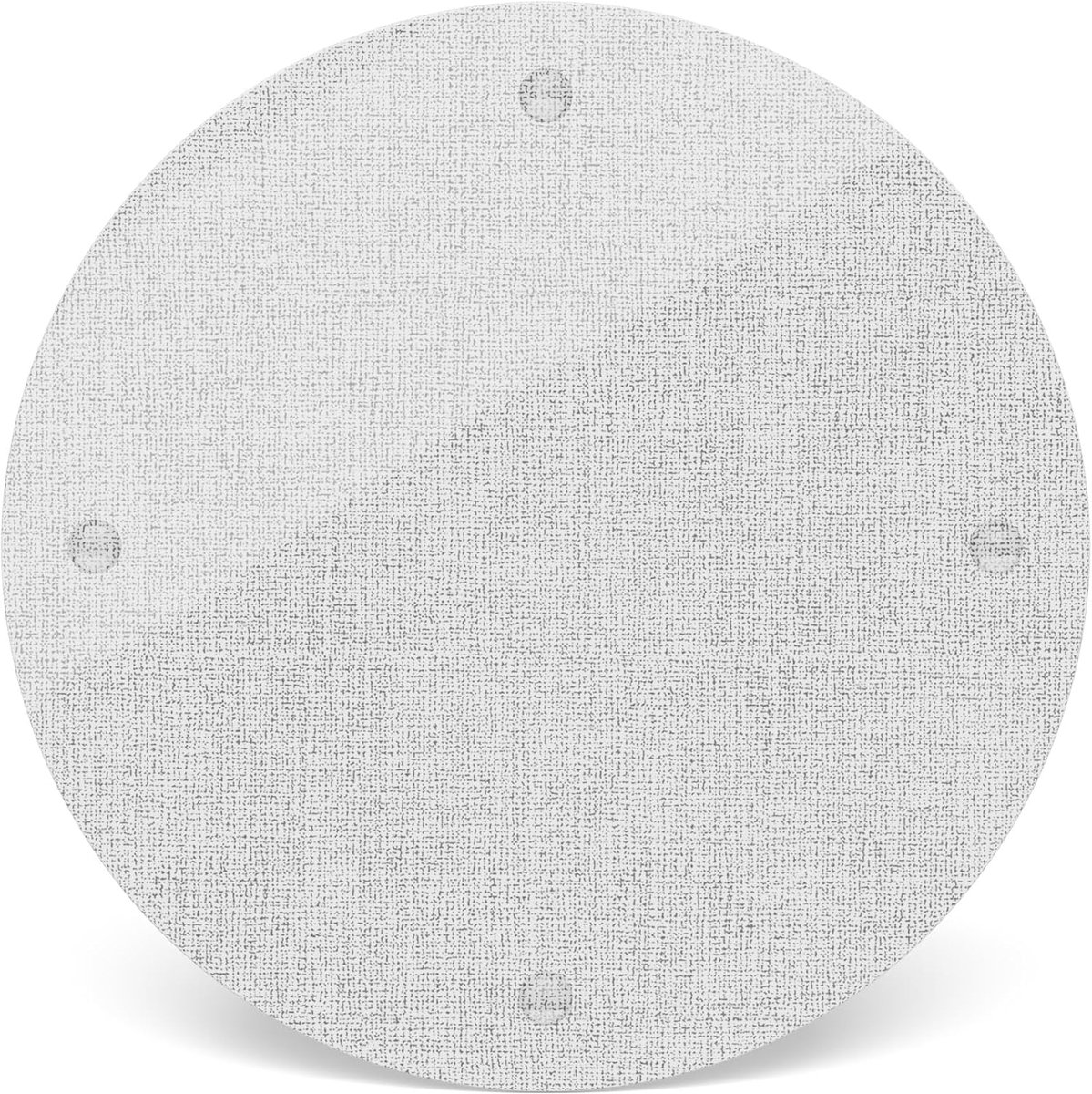 Onderzetter - Onderzetters - Bescherming Tafel - Rustiek Design - 18.8 cm - Wit