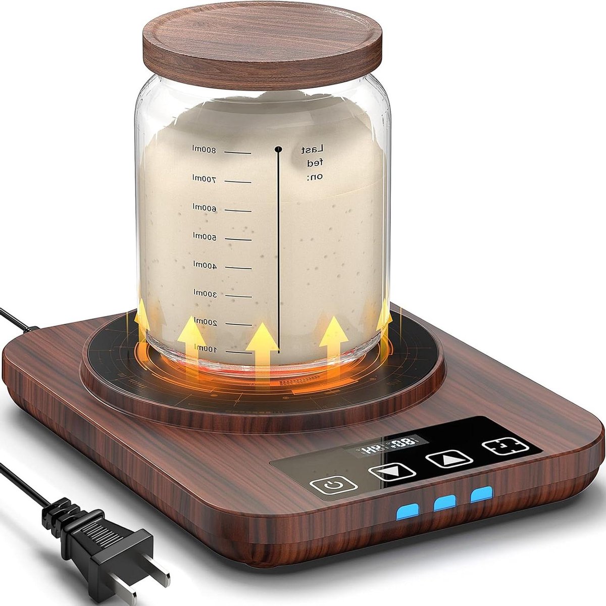 Zuurdesem Starter Warmer - Brood Gisting Verwarming - Brood Bakken Thuis - Precisie Temperatuurregeling