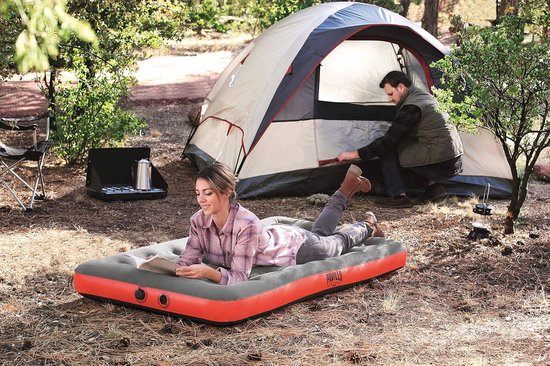 Roll & Relax Single Air Mattress with Cushion-Compression Pump - 188 x 99 x 22 cm van Roll & Relax — afbeelding 5