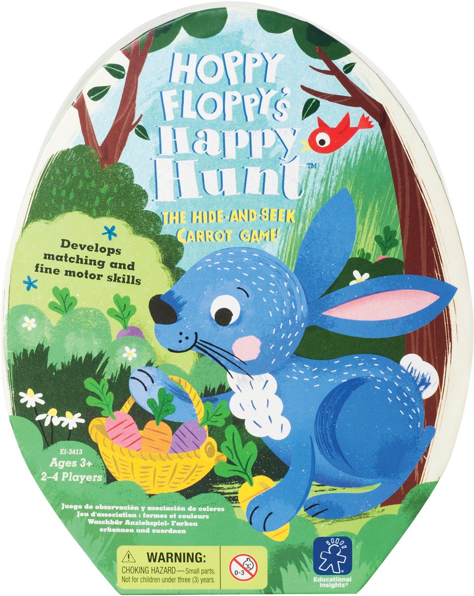 Learning Resources hoppy floppy's happy hunt™ game - 3+
