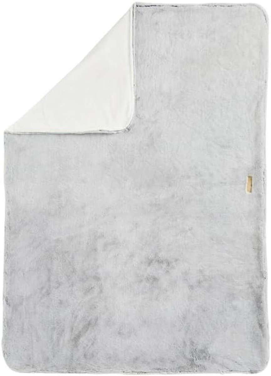 Baby Deken - Kinder plaid - Warmhouden baby - Lange pool stof - 100x140 cm - Grijs