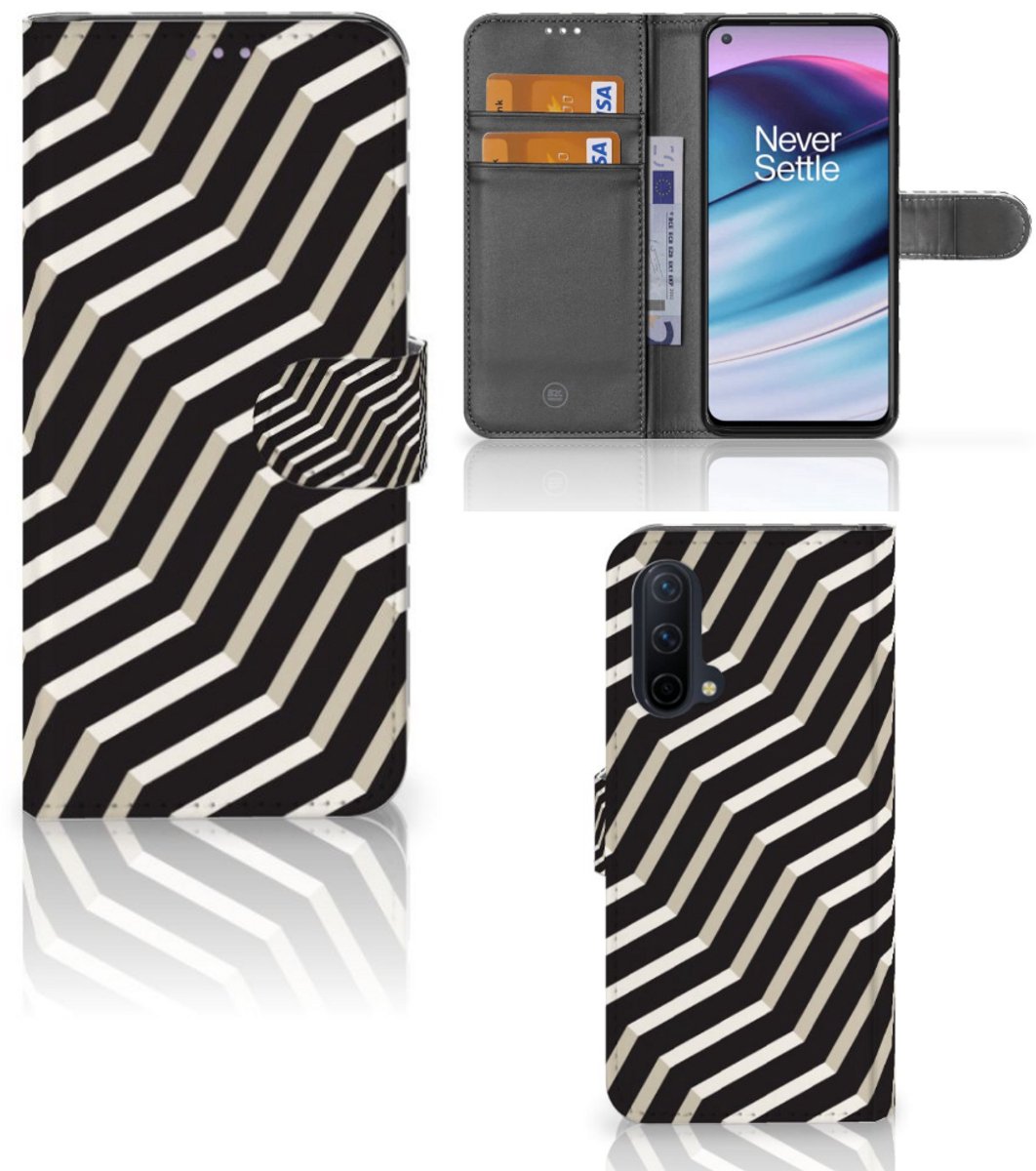 OnePlus Nord CE 5G Book Case Illusion