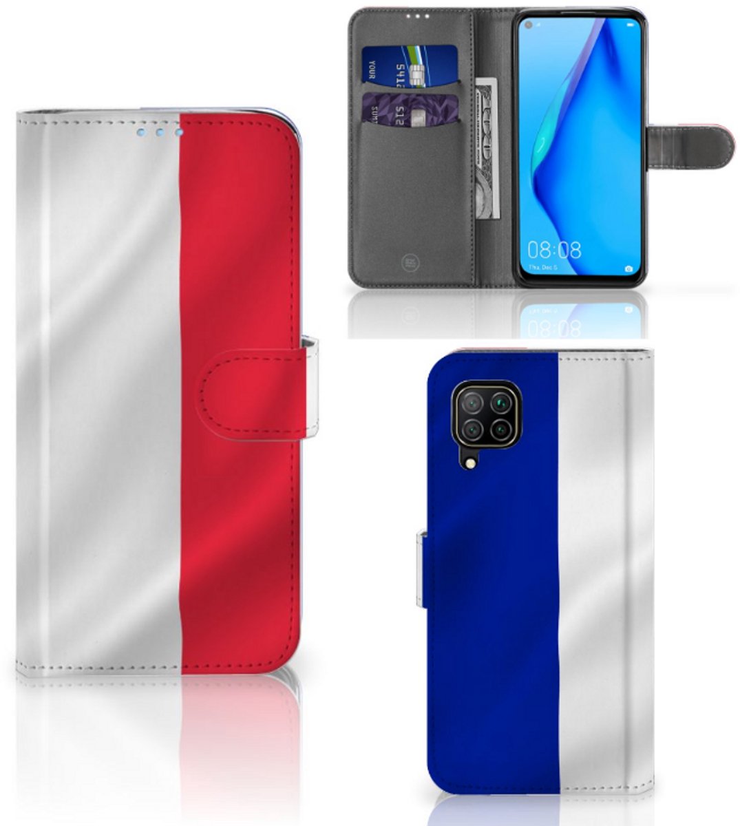 Huawei P40 Lite Bookstyle Case Frankrijk