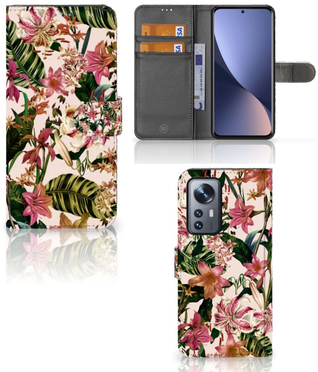 Xiaomi 12 Pro Hoesje Flowers