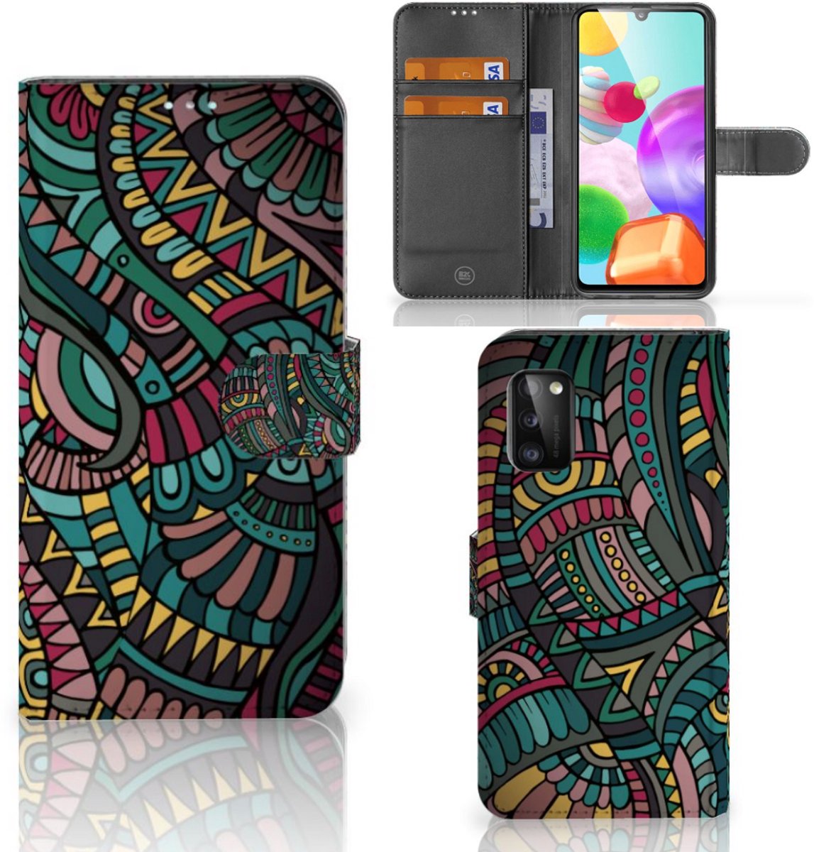 Samsung Galaxy A41 Telefoon Hoesje Aztec