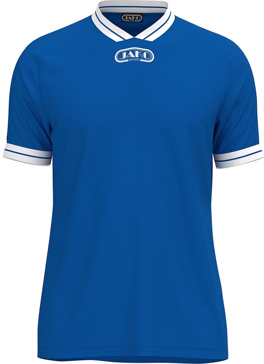 Jako Retro Shirt Korte Mouw Kinderen - Royal | Maat: 164
