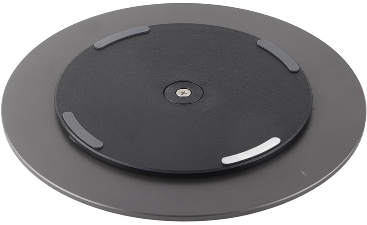 Cosensi - Aluminium Rotation Monitor - 360° Rotatable - Duurzaam - Zwart - Swivel Stand - Geschikt voor monitoren, tablets en mobiele telefoons - U...
