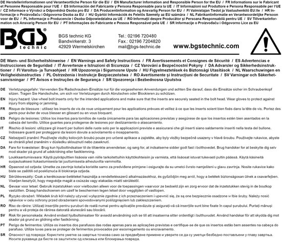 BGS Manchon de protection en plastique 21 mm pour BGS 7203, 7103