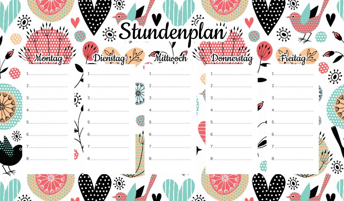 Wallvy - Magnetisch Lesplan - 45x26cm - Abstracte Bloemen