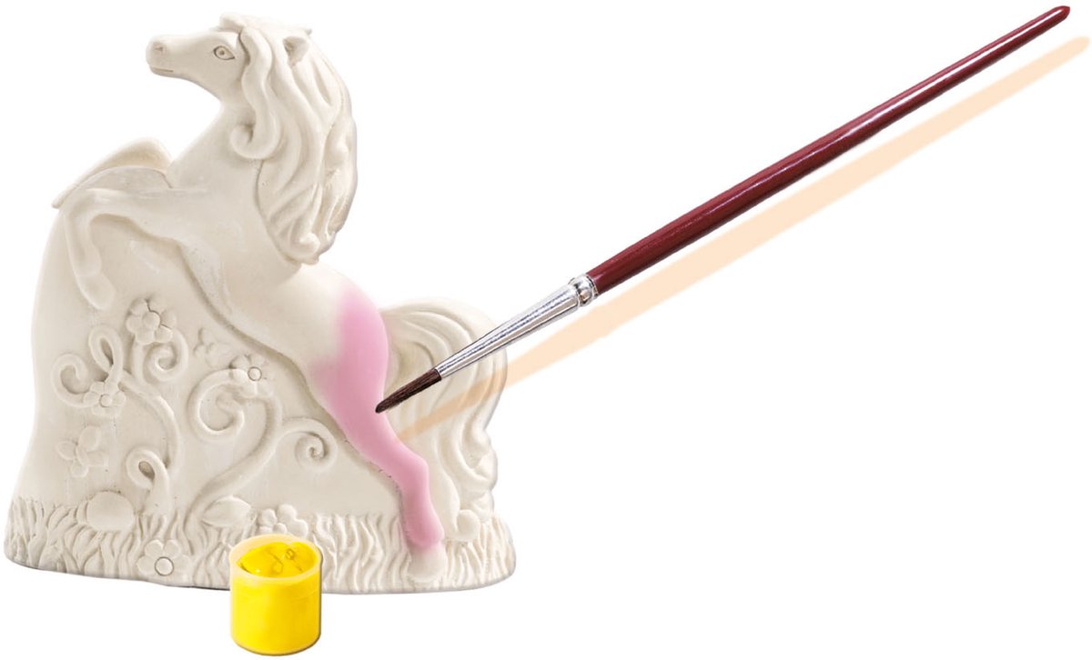 SES Creative - Hobby Pink - Gieten en Schilderen - 3 Paarden - Knutselen Meisjes - Sneldrogend - Vanaf 5 jaar — afbeelding 10