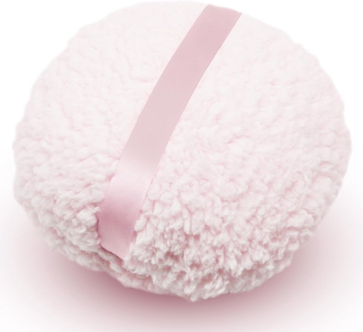 Zachte Poeder Puff voor Vrouwen, Grote Luxe Poeder Applicator van Delicaat Stof, Perfect voor Make-up en Schoonheid