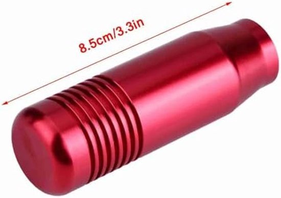Schakelknop Auto - Pookknop Handmatig - Versnellingen Wijzigen - Hooggelegeerd Aluminium - 85 cm - Rood — afbeelding 4