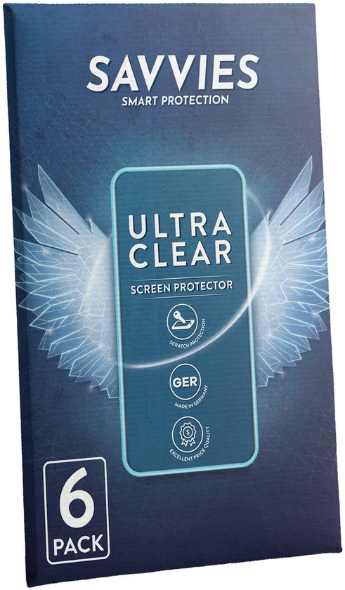 Savvies - Film de protection d'écran transparent pour ZTE Nubia Red Magic 6s Pro (6 pièces)