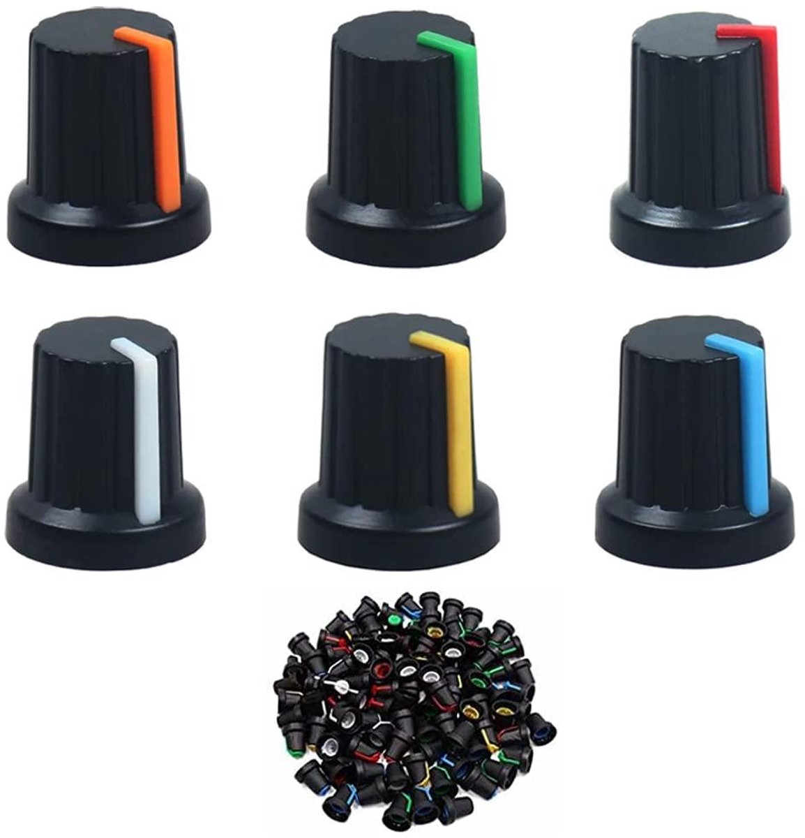 Potentiometer Regelknoppen - Volumeregelaars Draaiknoppen - Audio Apparaten Instellen - 60