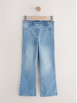 Next - Meisjes - Wijduitlopende jeans met elastische taille - Blauw