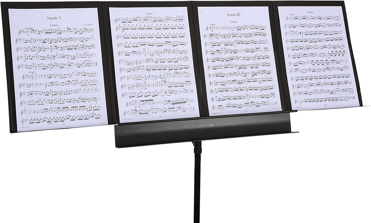 Music Stand - Widening to 960 mm - Black - Primo Notaflex