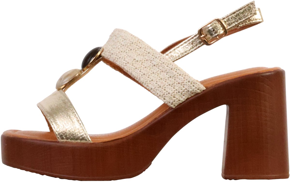 Sandalen met hak