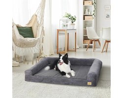 Deliqa luxe orthopedische hondenmand - 120 x 90 x 9 cm - 40 / 60 KG - afneembare hoes - an