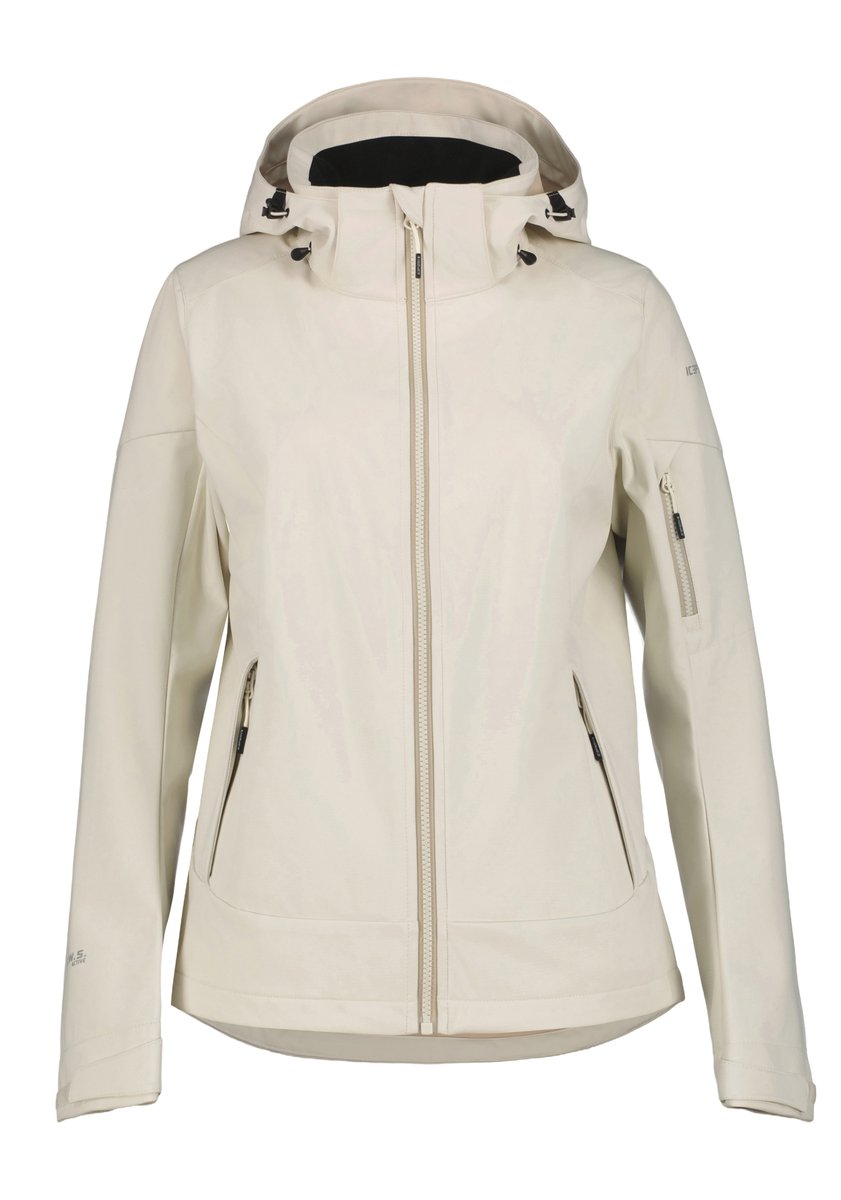 Icepeak Bathgate Softshell Jas Dames Zomer jas Powder Beige