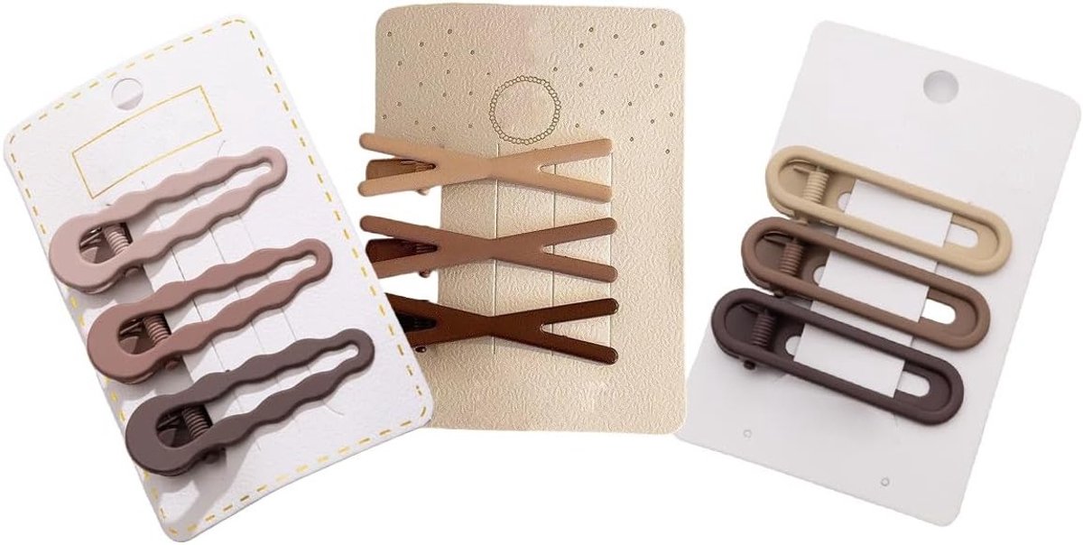 Kleine haarclips voor dames in Morandi kleuren, stijlvolle mini haaraccessoires voor trendy kapsels, dik en dun ontwerp