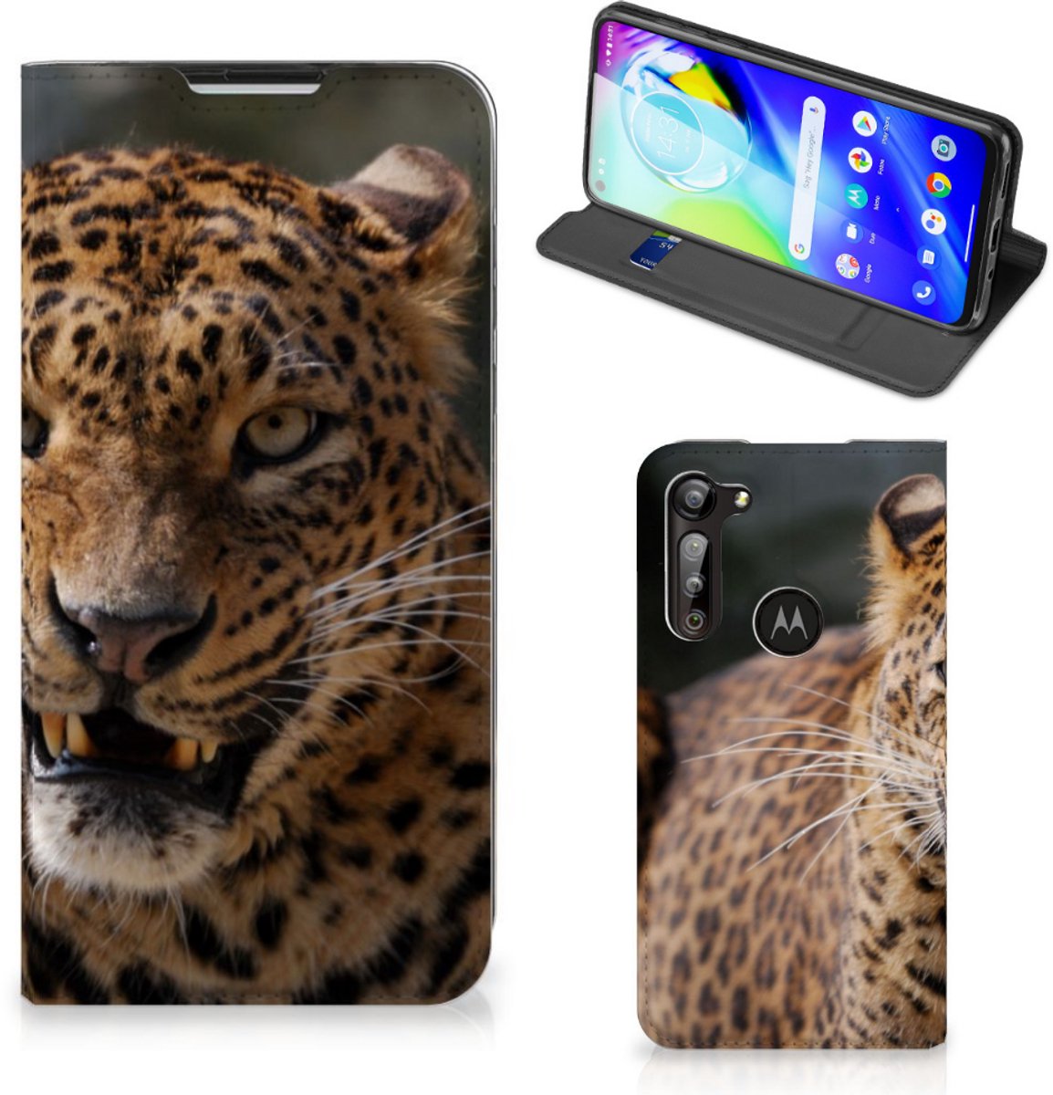 Motorola Moto G8 Power Hoesje maken Luipaard