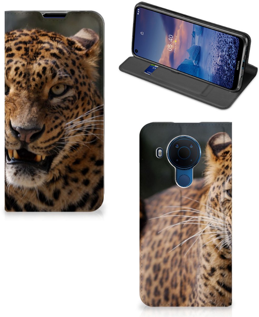 Nokia 5.4 Hoesje maken Luipaard