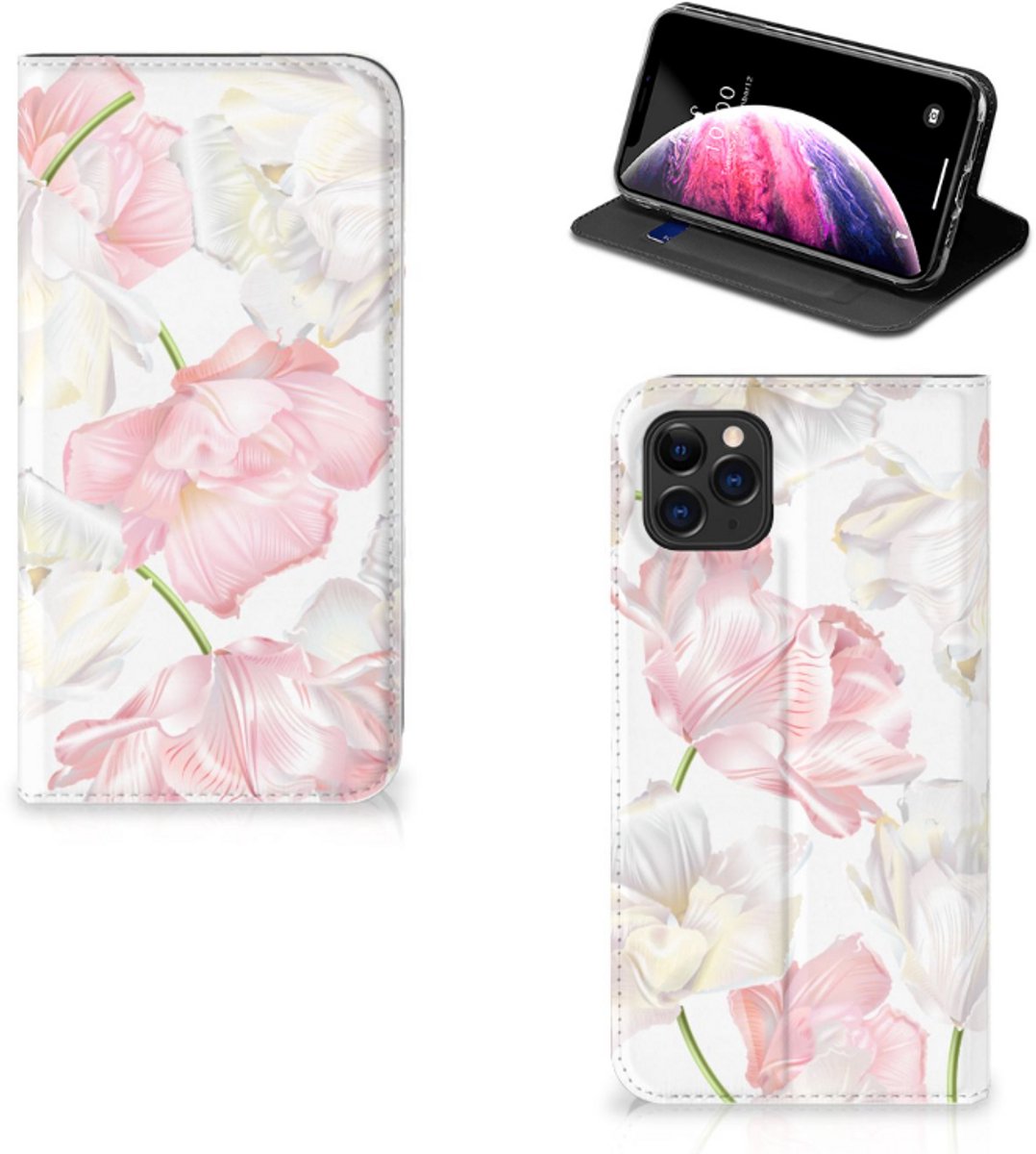 Apple iPhone 11 Pro Max Smart Cover Lovely Flowers