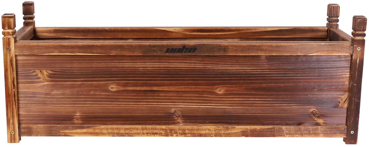 Archi Plantenbak – Bloempot - Bloemen- & Groenteplanter – Op Poten – Massief Grenenhout – Voor Tuin, Balkon & Terras - L