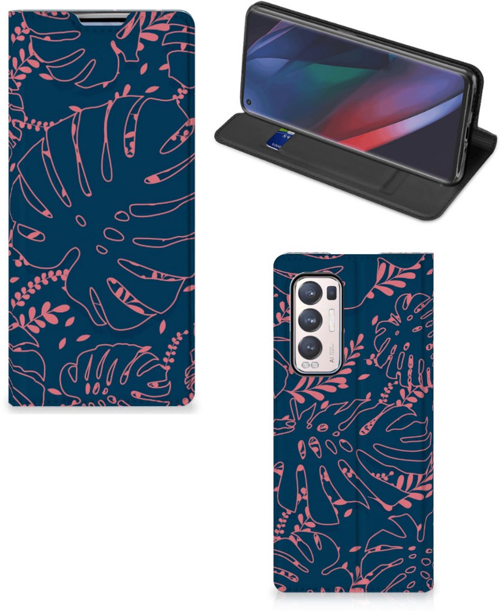 OPPO Find X3 Neo Smart Cover Palm Leaves