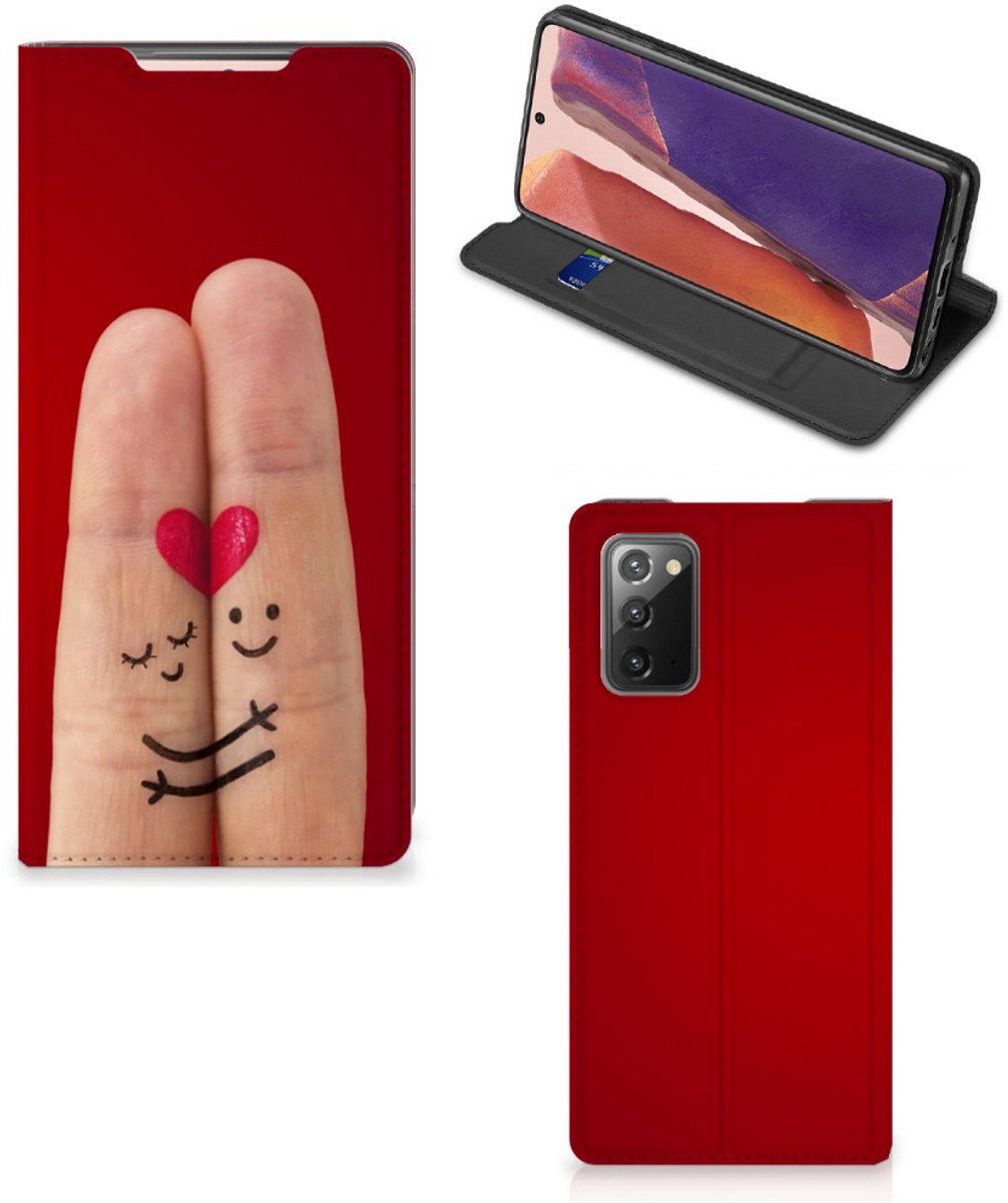 Samsung Galaxy Note20 Hippe Standcase Liefde - Origineel Romantisch Cadeau