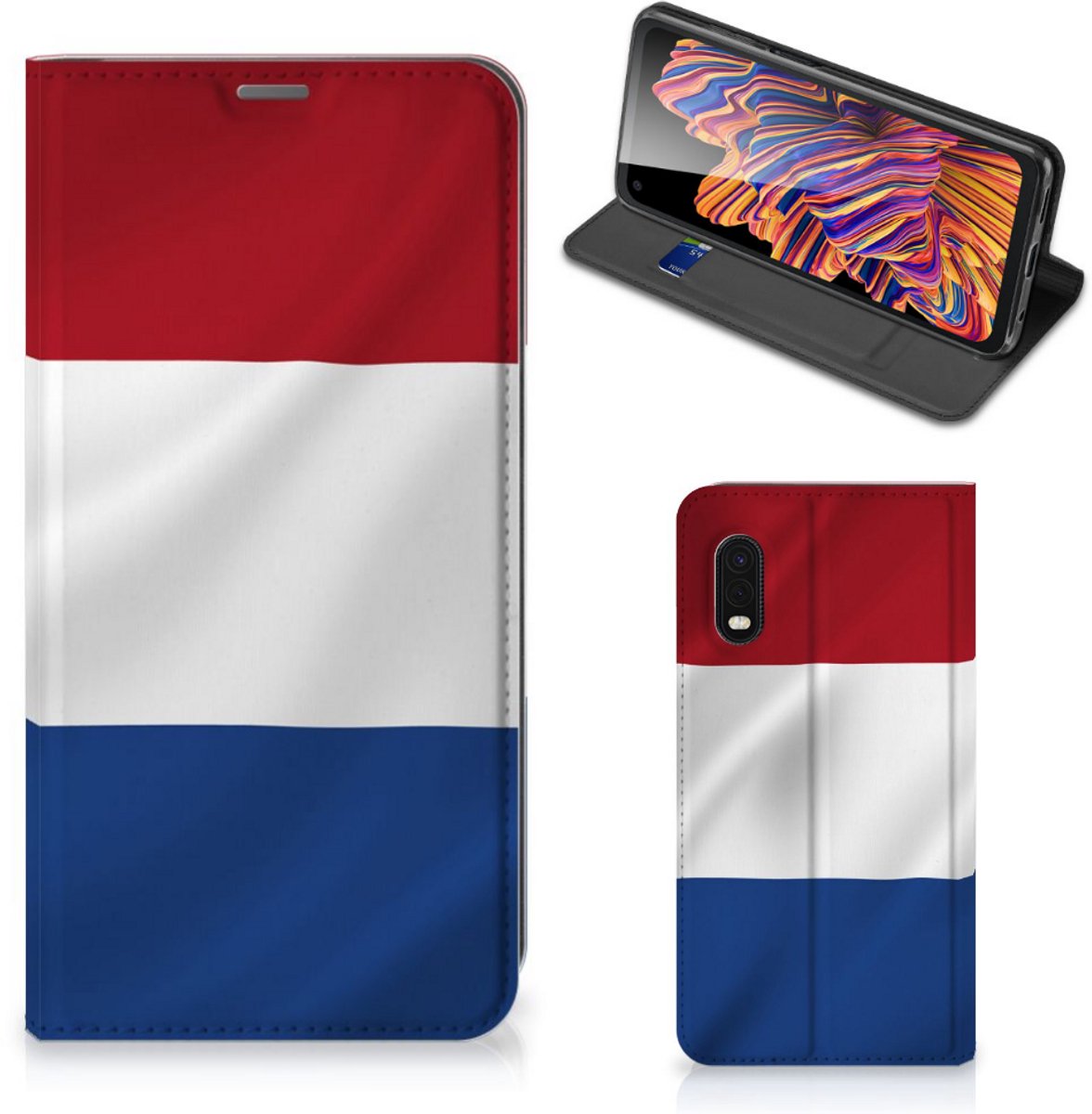 Samsung Xcover Pro Standcase Nederlandse Vlag