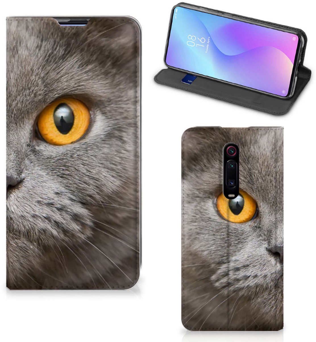 Standcase Hoesje voor Hoesje maken Xiaomi Mi 9T Pro Britse Korthaar