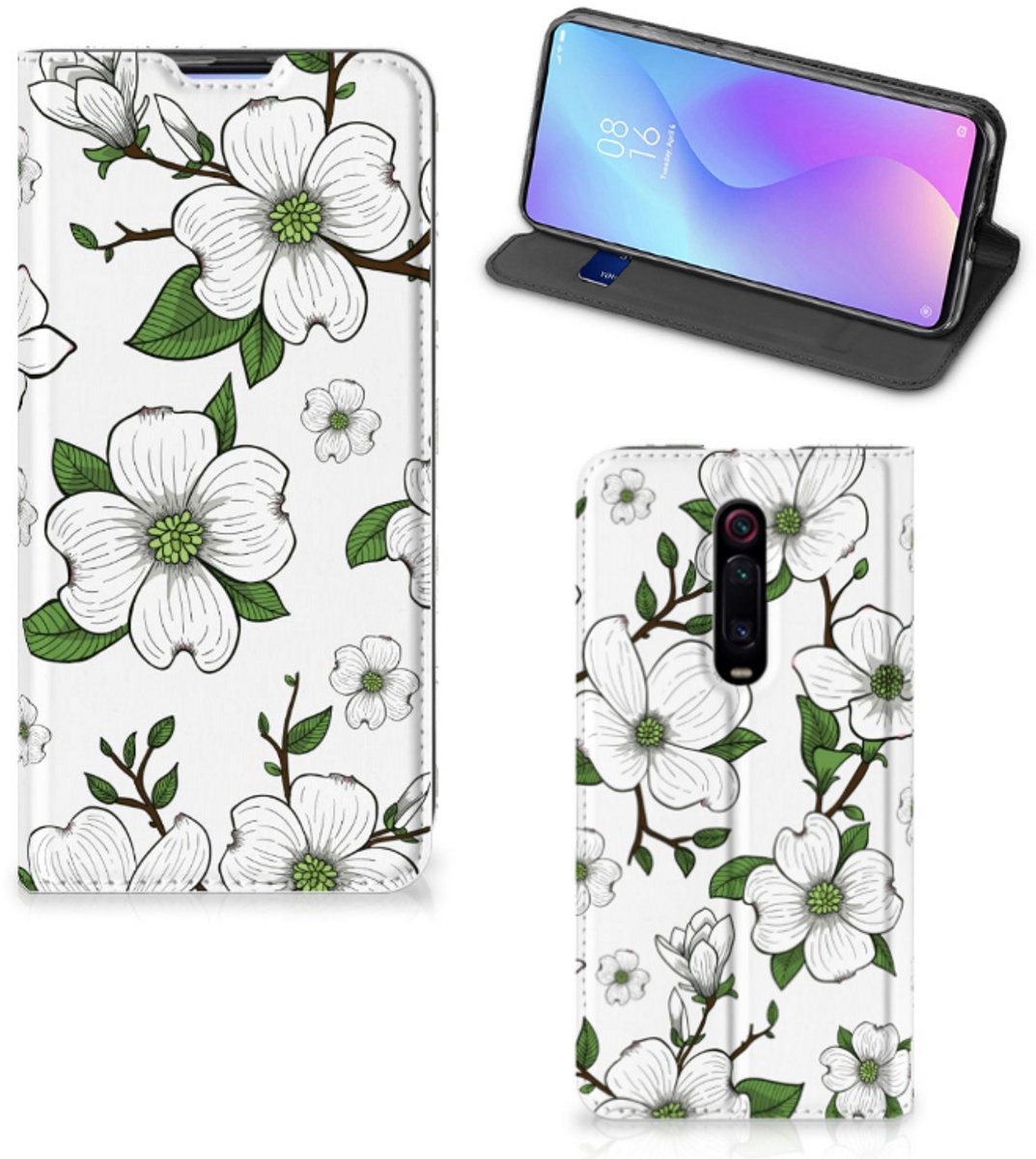 Xiaomi Redmi K20 Pro Smart Cover Dogwood Flowers