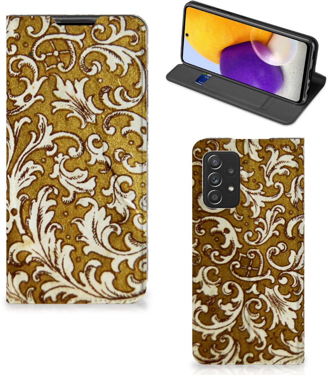 Telefoon Hoesje Samsung Galaxy A72 (5G/4G) Barok Goud