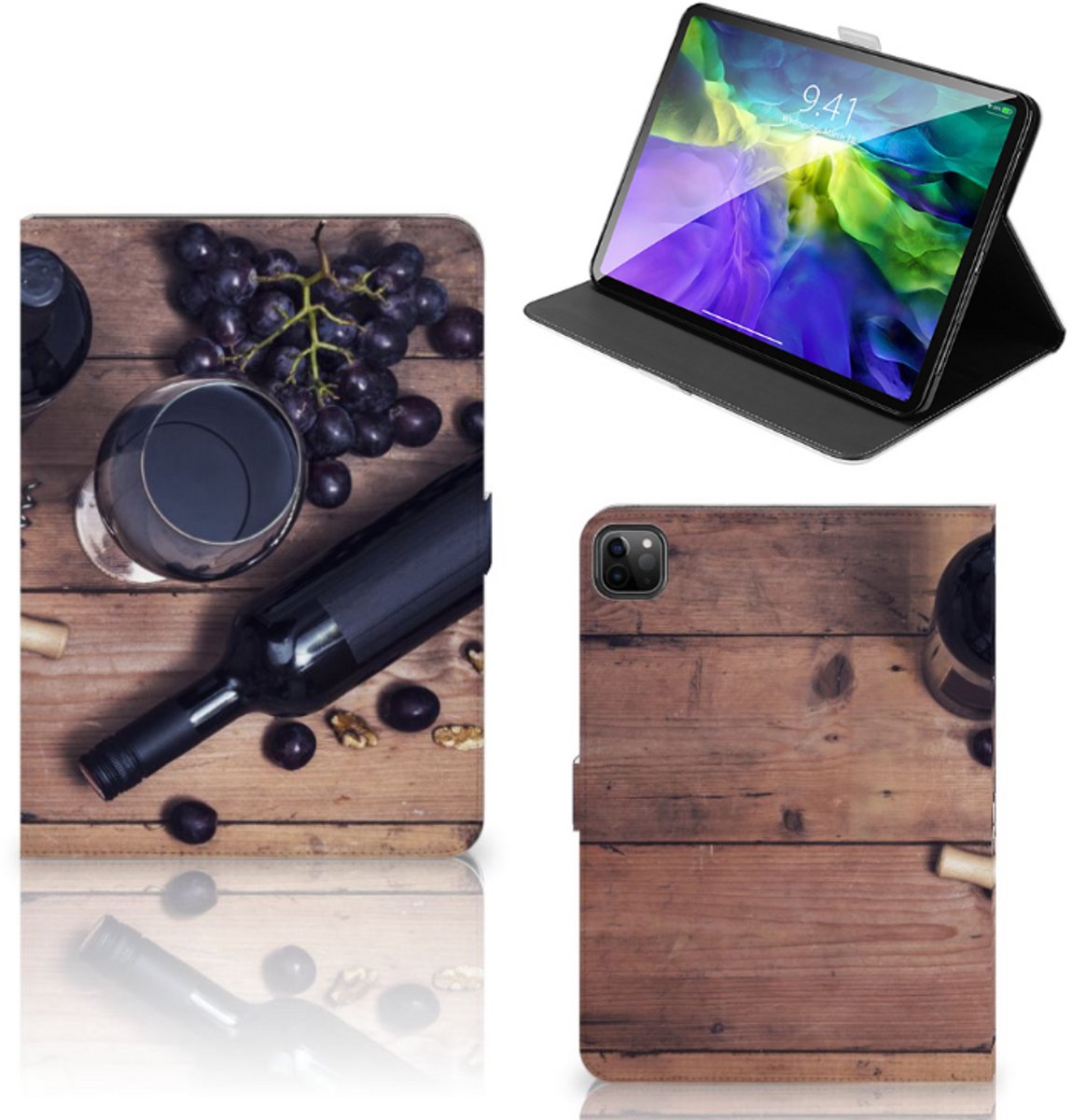 iPad Pro 11 2020/2021/2022 Tablet Stand Case Wijn