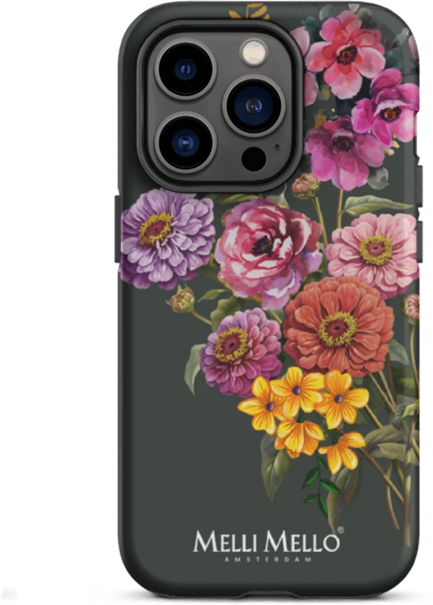 Melli Mello Telefoonhoesje Velvet Bloom (Tough Case) - Apple iPhone 14 Pro