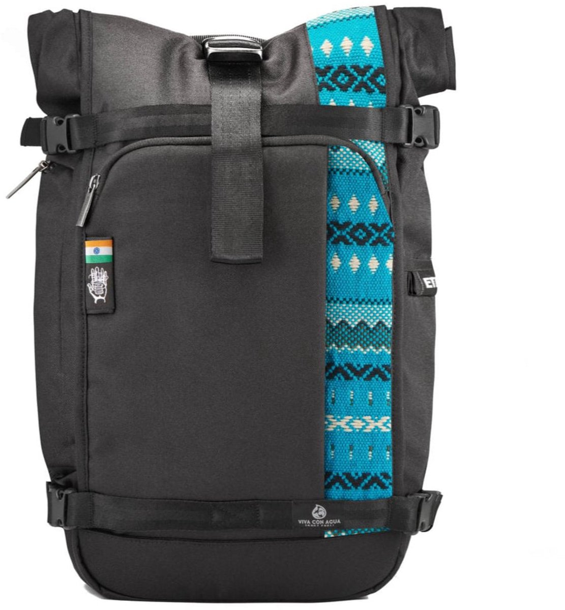 Ethnotek Raja Lite Ecopack 30 - Lichtgewicht Rolltop Rugzak met laptopvak - 30L - Gerecycled & Weerbestendig